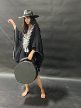 Load image into Gallery viewer, YingYang Black &amp; Natural Hat
