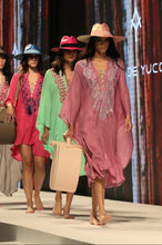 Load image into Gallery viewer, YingYang Pink &amp; Natural Hat
