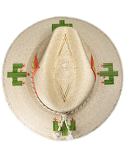 Load image into Gallery viewer, La Paz Hand Embroidered Palm Hat
