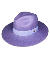 Load image into Gallery viewer, Del Mar Lavander Straw Hat
