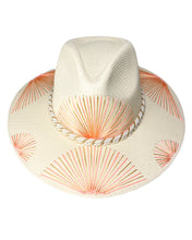 Load image into Gallery viewer, Metallic Salmon/Gold Fan Hat
