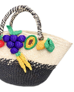 Mini Toquilla Straw Fruit Bag