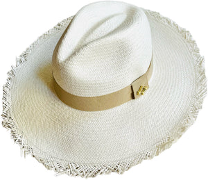 Del Mar Ivory Straw Hat