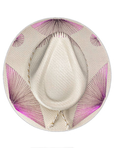 Metallic Purple/Pink Fan Hat