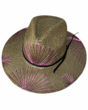 Load image into Gallery viewer, Neutral Green Purple Fan Hat
