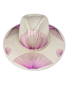 Metallic Purple/Pink Fan Hat