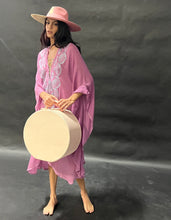 Load image into Gallery viewer, YingYang Pink &amp; Natural Hat
