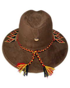 Chaquira Suede Brown Hat