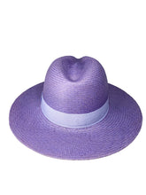 Load image into Gallery viewer, Del Mar Lavander Straw Hat
