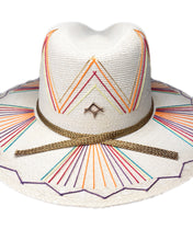 Load image into Gallery viewer, La Paz Hand Embroidered Palm Hat
