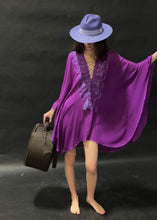 Load image into Gallery viewer, Del Mar Lavander Straw Hat
