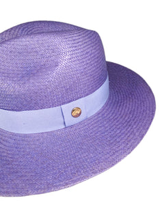 Del Mar Lavander Straw Hat