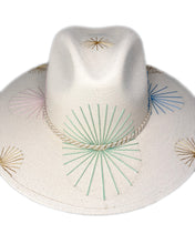 Load image into Gallery viewer, La Paz Hand Embroidered Palm Hat
